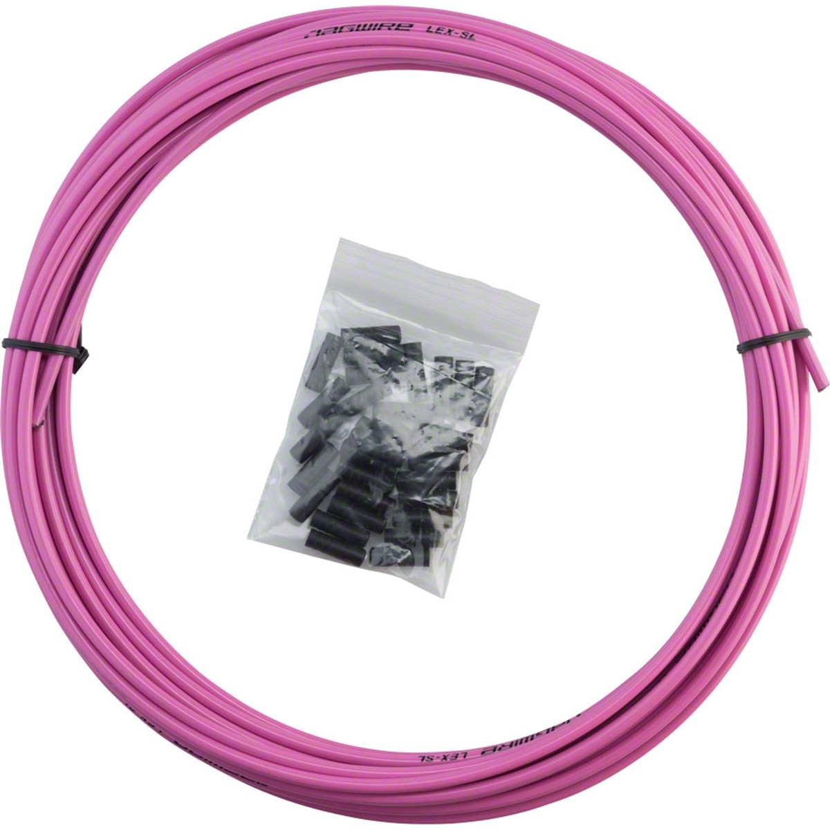 Sport Derailleur Housing 10M Roll - 4mm Sport Derailleur Housing with Slick-Lube Liner 10M Roll, Pink