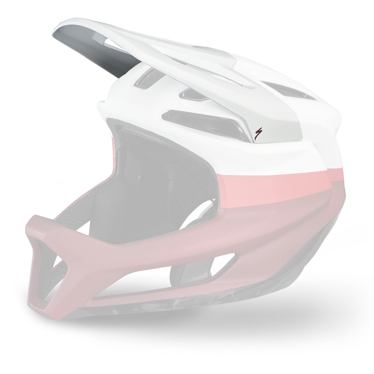 Gambit Replacement Visor - S | Dove Grey/Maroon