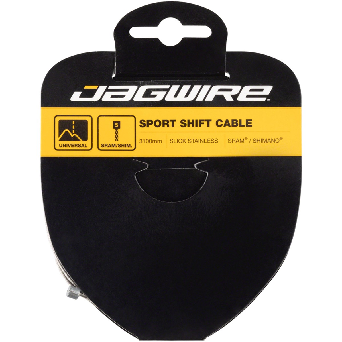 Sport Shift Cable - Sport Shift Cable - 1.1 x 3100mm, Slick Stainless Steel, For SRAM/Shimano Tandem