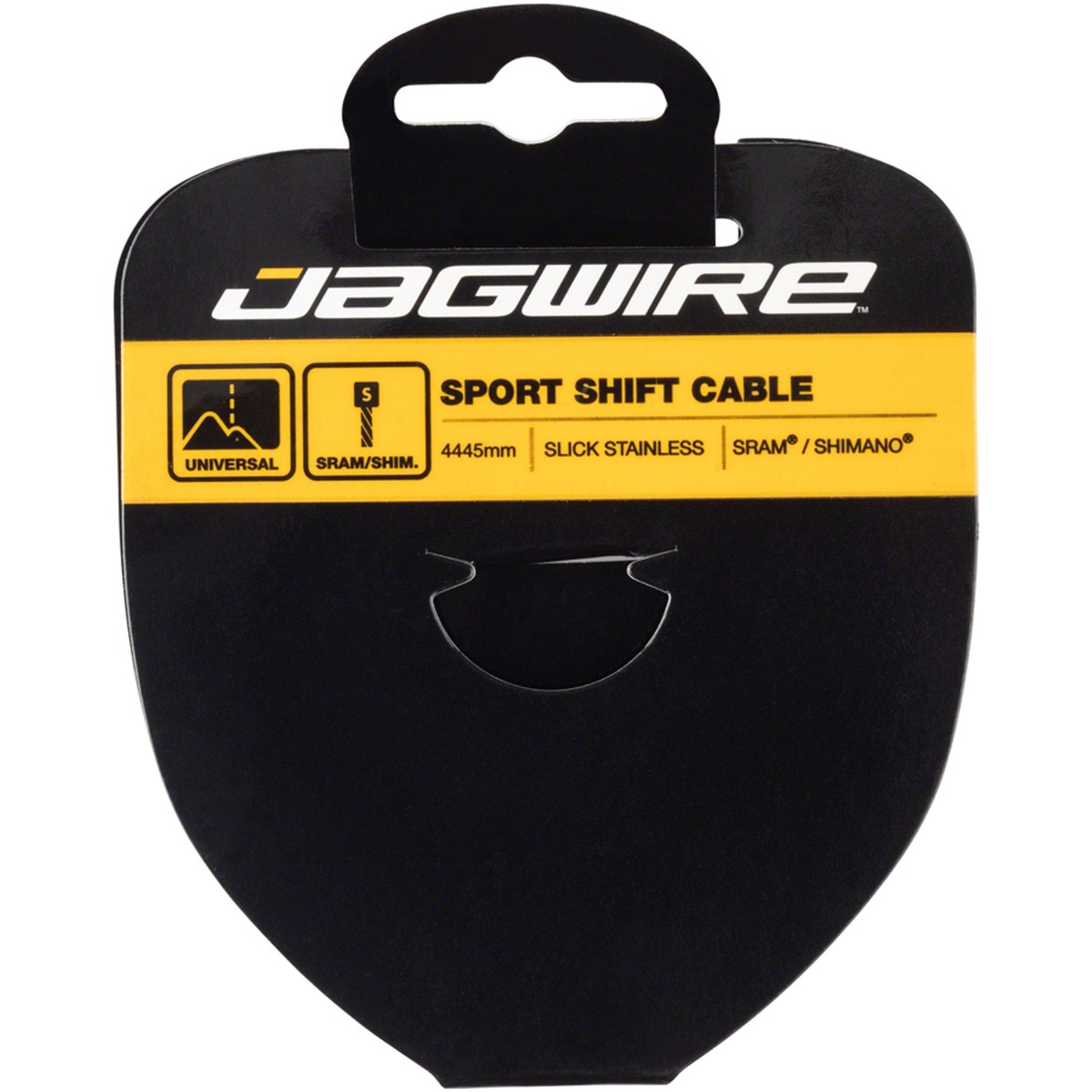 Sport Shift Cable - Sport Shift Cable - 1.1 x 4445mm, Slick Stainless Steel, For SRAM/Shimano Tandem