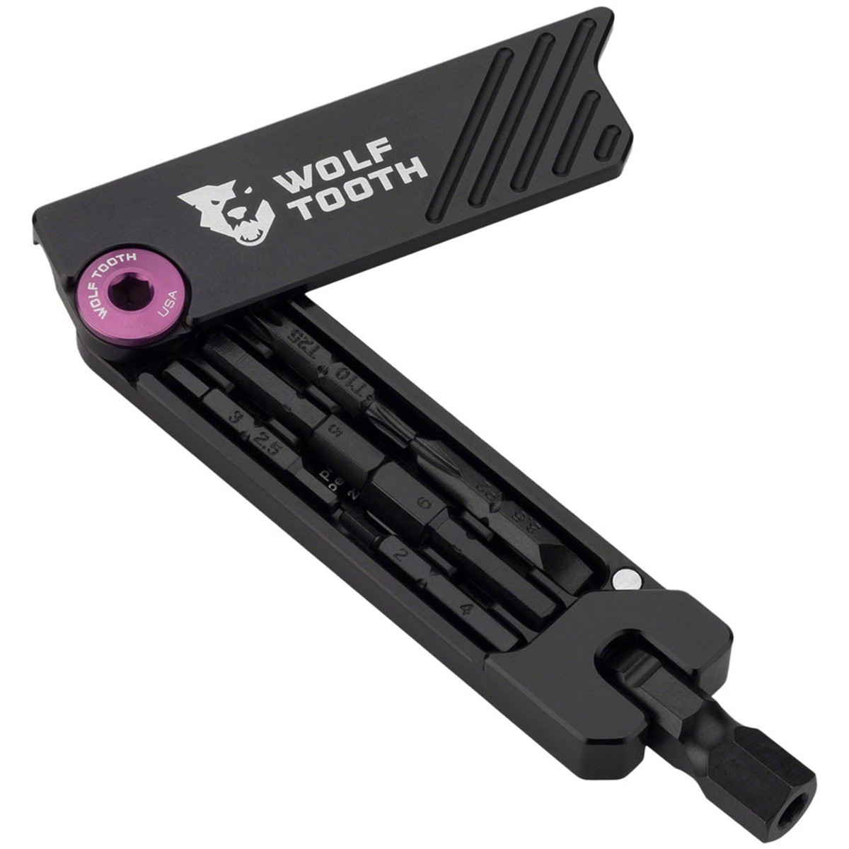 6-Bit Hex Wrench Multi-Tool - Wolf Tooth 6-Bit Hex Wrench - Multi-Tool, Purple