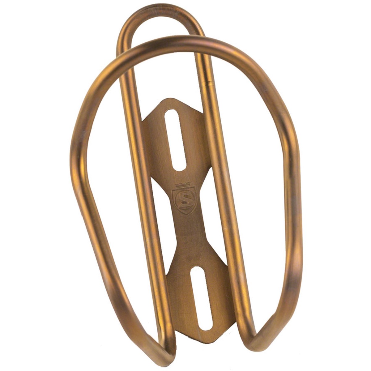 Anodized Titanium Bottle Cage - Unlabeled Variant 1