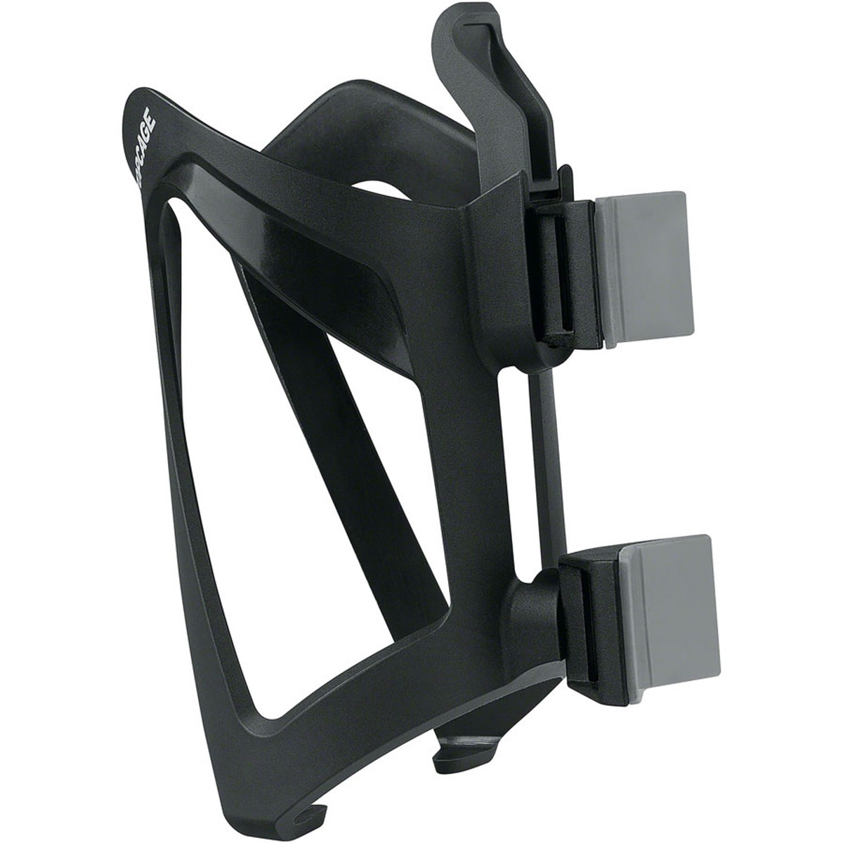 Anywhere Mount With Cage - Anywhere Mount Topcage Water Bottle Cage - Strap-On, Black