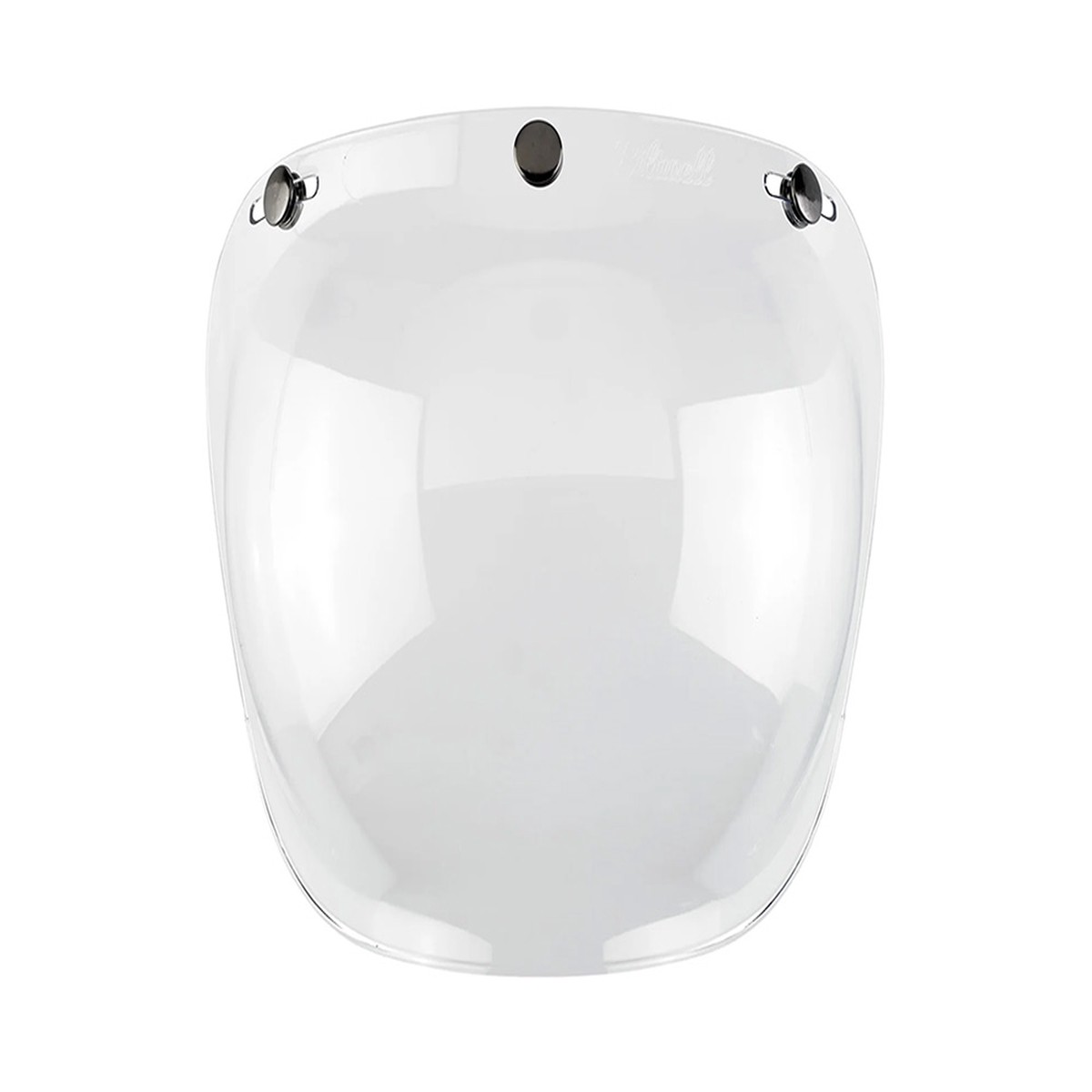 Bubble Shield Visor  Clear. Fits Gringo Helmets & Most Helmets With 3 Studs Along The Top  Biltwell Helmets