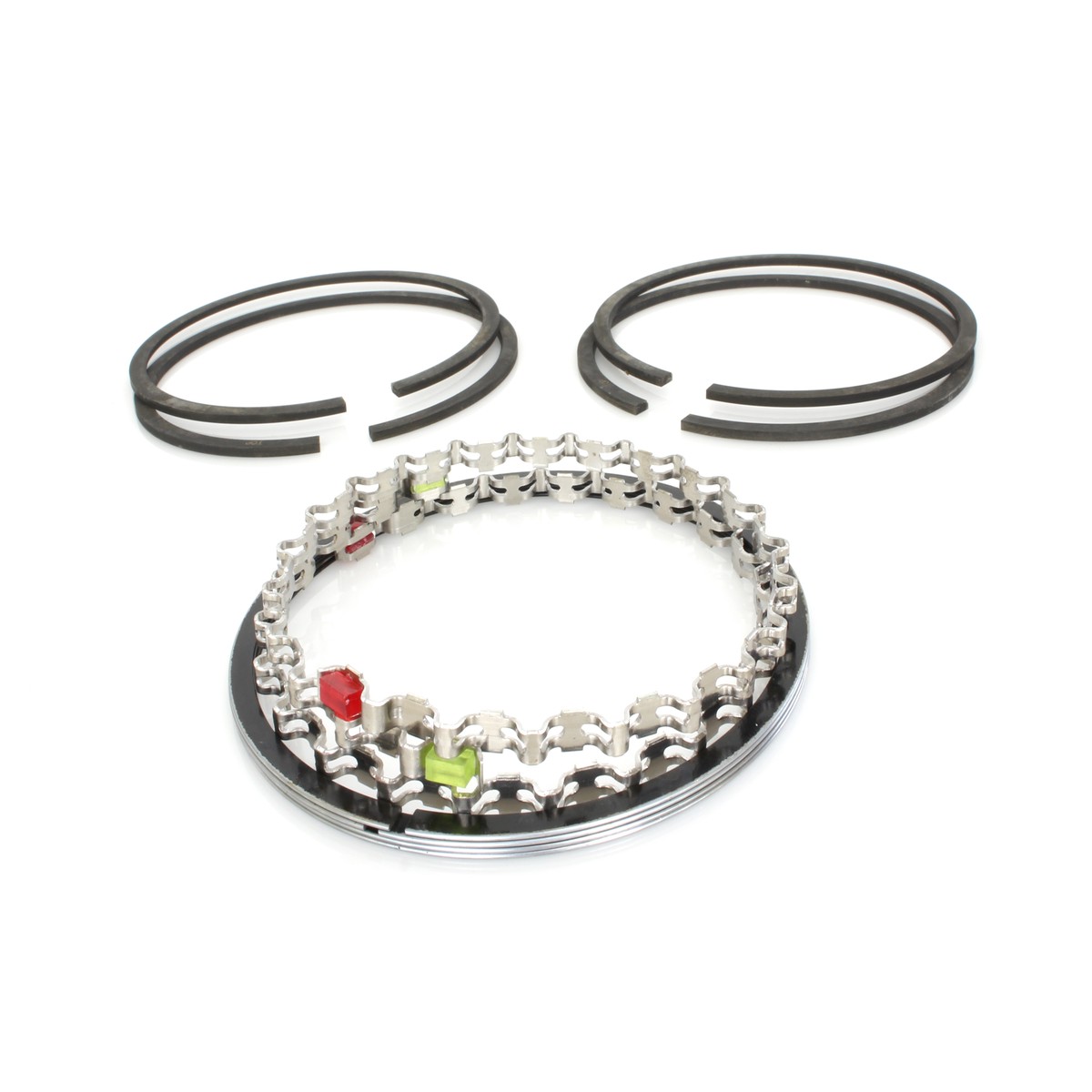 +.020in. Oversize Cast Piston Rings. Fits 74ci/1200cc Big Twin 1948-1980.  Cycle Pro LLC