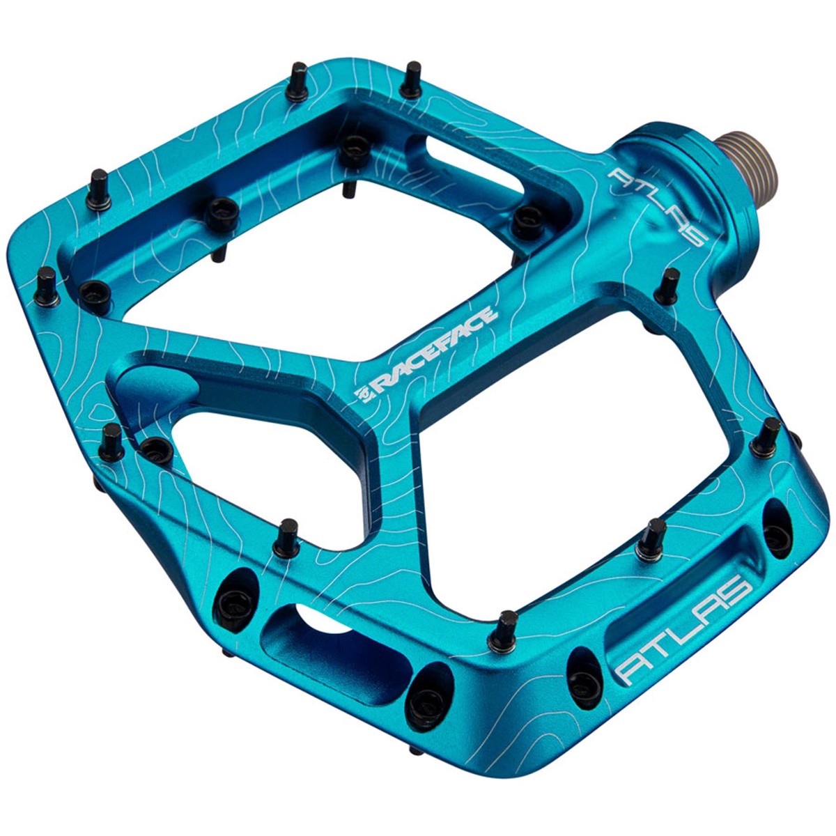 Atlas Platform Pedals - Turquoise