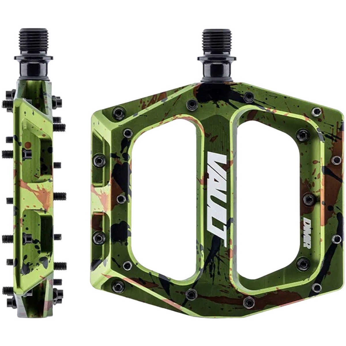 Vault Pedals - Liquid Camo Green