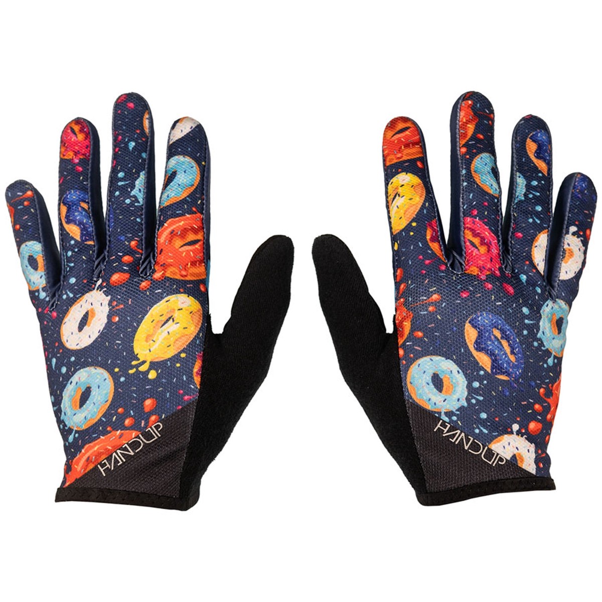 Most Days Gloves - Black / White Prizm - Most Days Gloves - Floating Donuts, Large