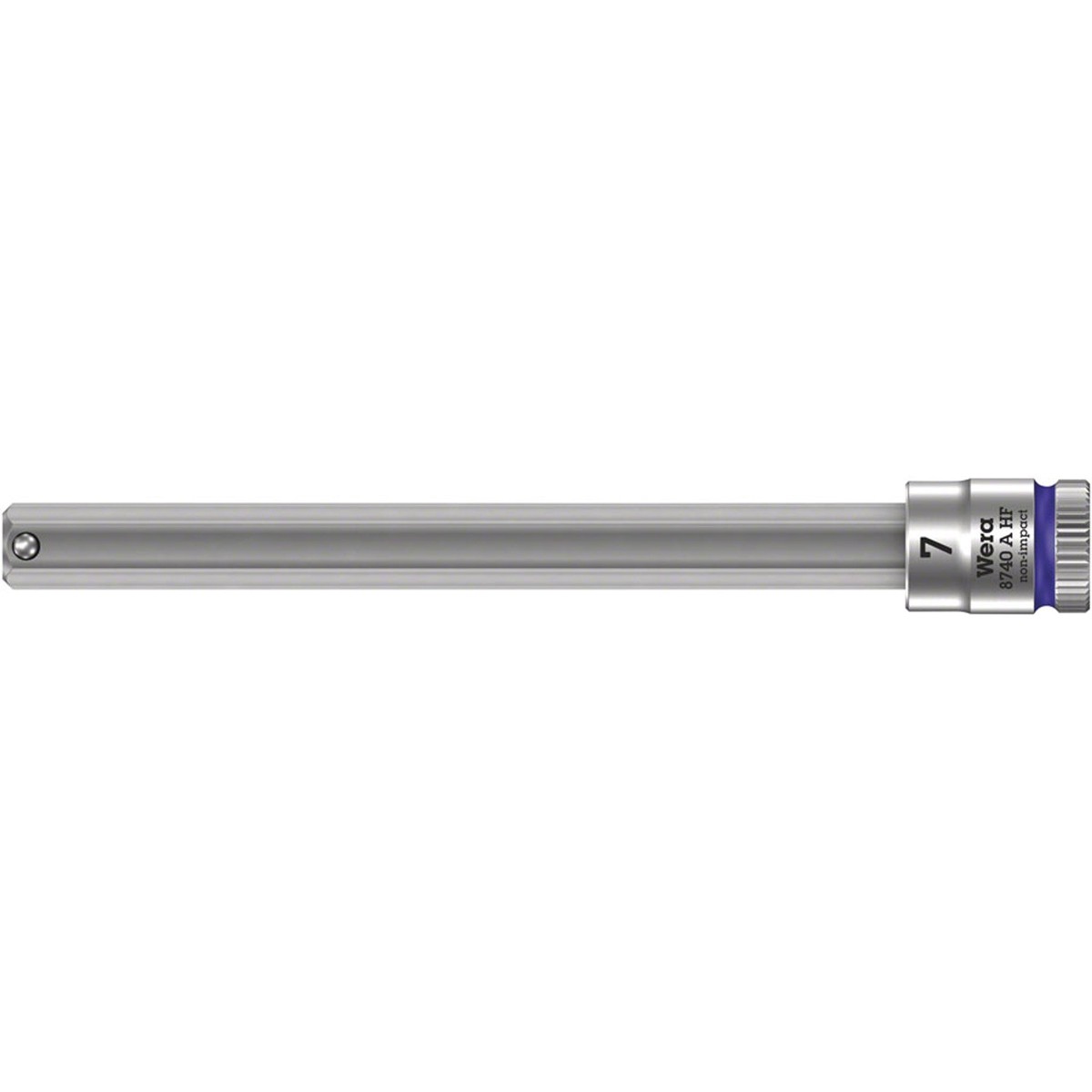 8740 A HF Zyklop Bit Socket 1/4" - 8740 A HF Bit 1/4" - 7mm x 100mm