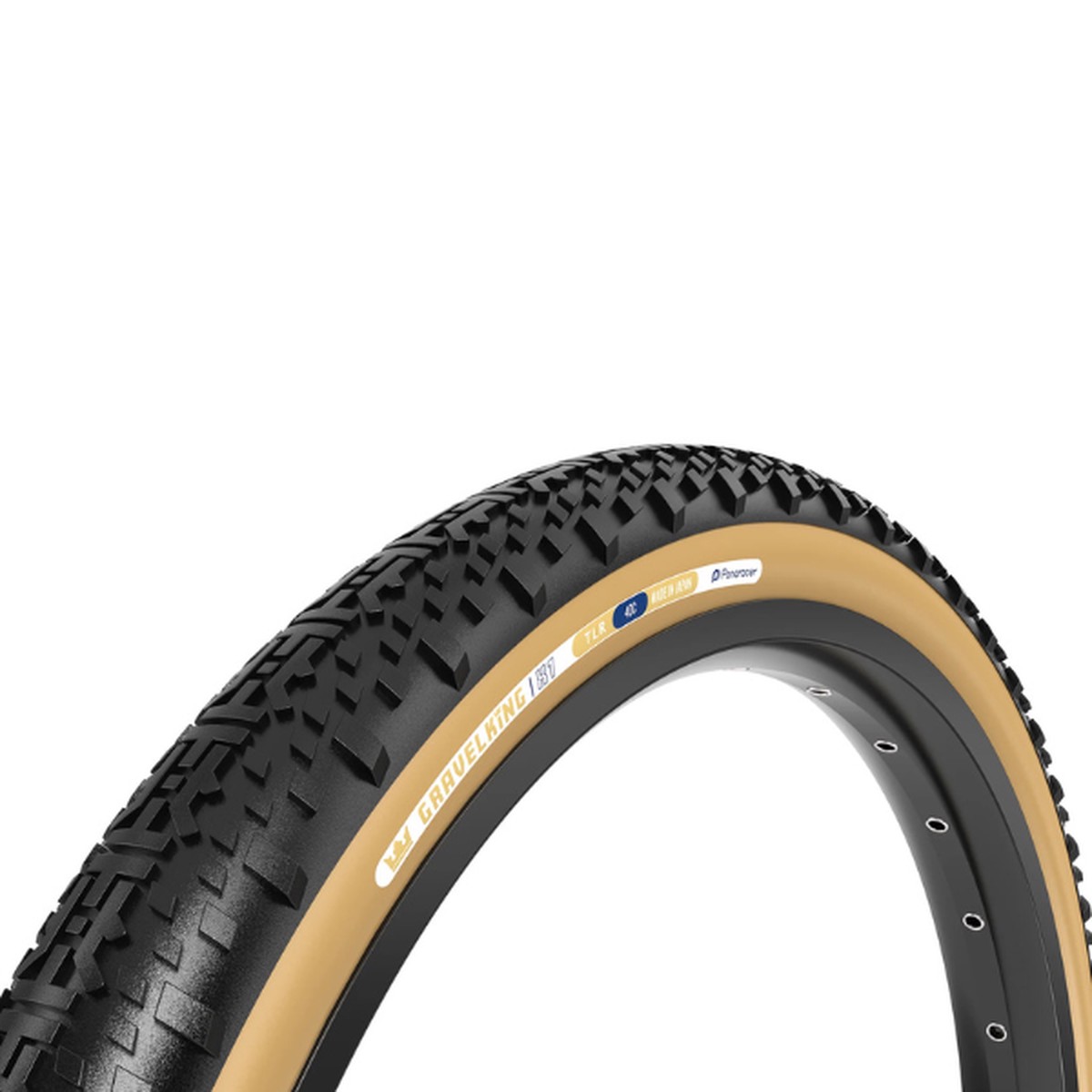 New Panaracer Gravelking X1 + Tyre - Panaracer Gravelking X1 + 700 x 45C Folding Bead - Black/Brown