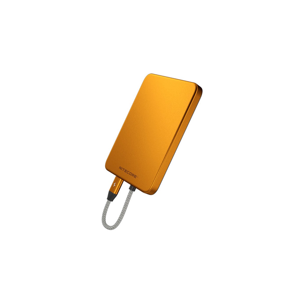 NITECORE 5,000MAH MAGNETIC ULTRA THIN POWER ALLOY BANK BUILT-IN USB C ORANGE - NITECORE 5,000MAH MAGNETIC ULTRA THIN POWER ALLOY BANK BUILT-IN USB C ORANGE