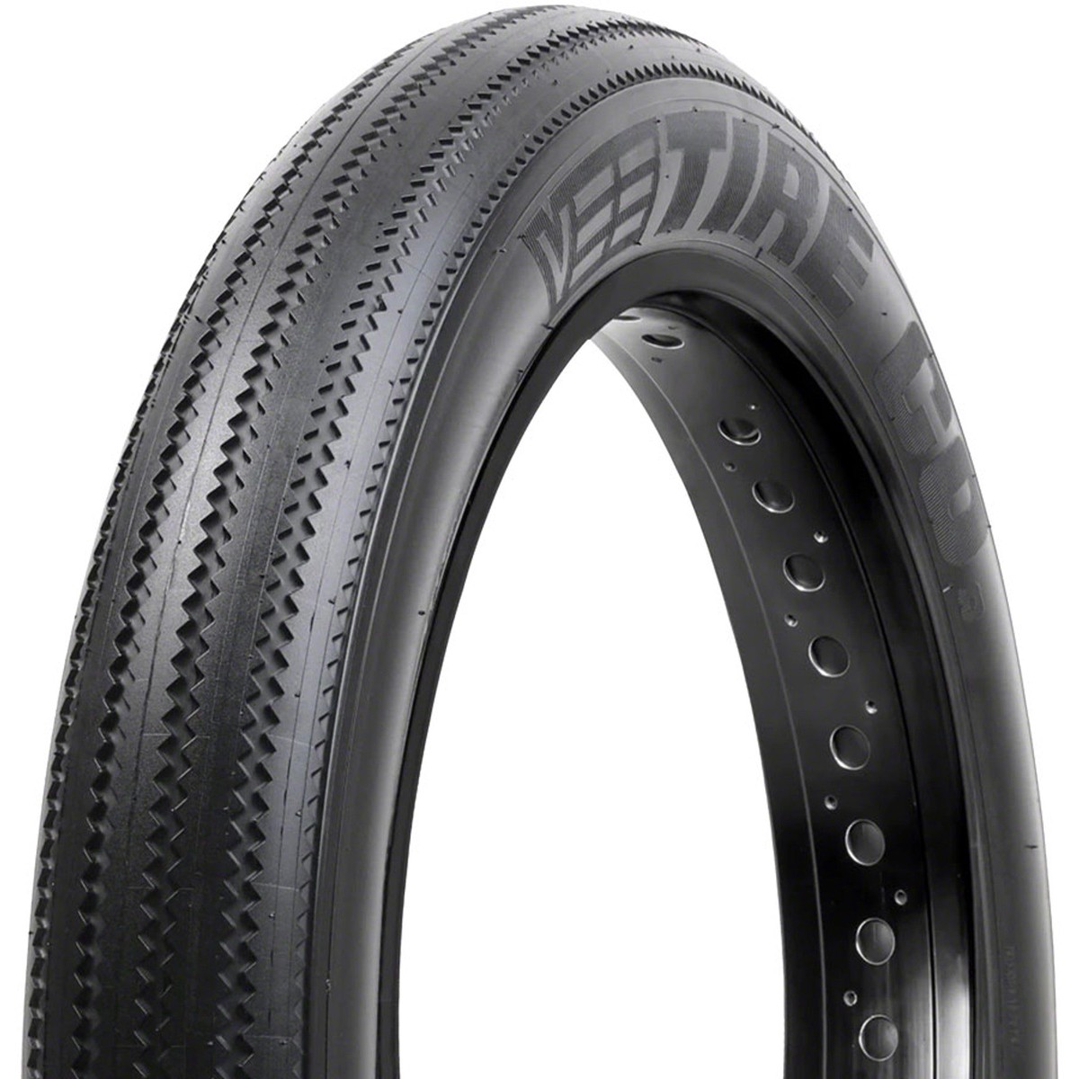 ZigZag Tire – Zigzag Tire – 20 x 4.0, Clincher, Wire, Black, Endurance, Override E-Bike R-50